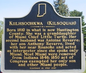 A photo of the Kiilhsoohkwa (Kilsoquah) Historical Marker