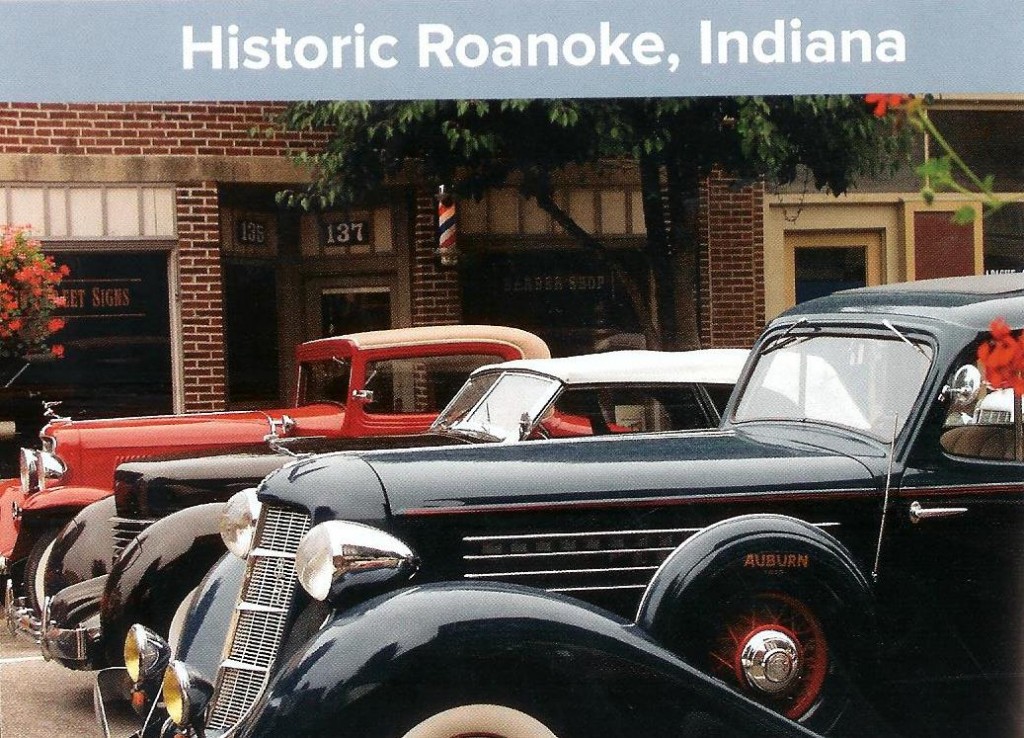 A historic Roanoke Indiana car show photo