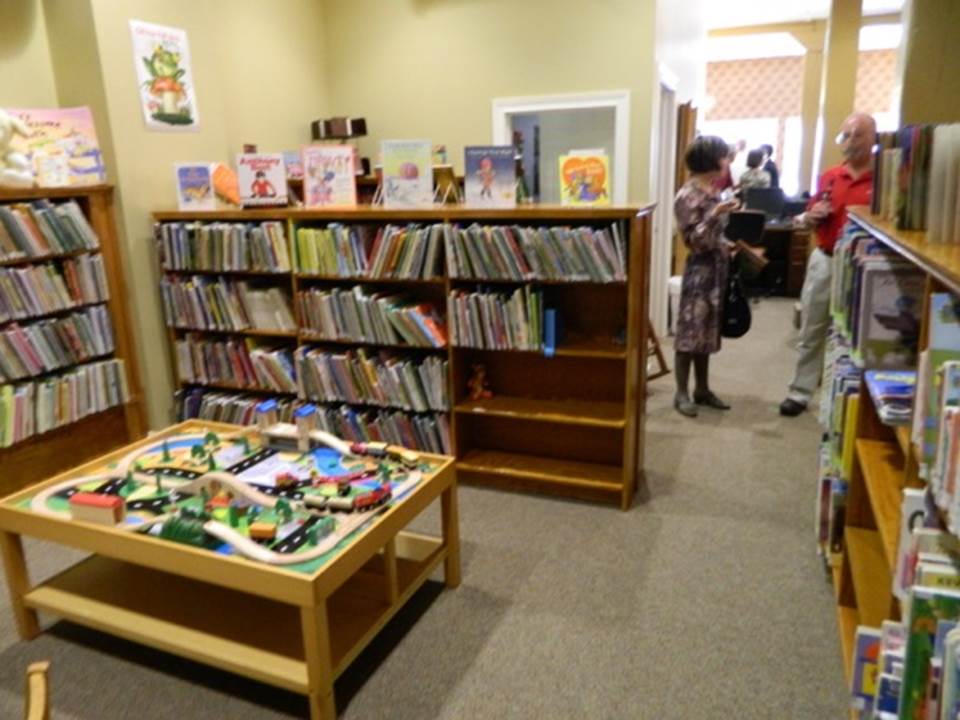 A photo of The Children's Area at the Roanoke Public Library